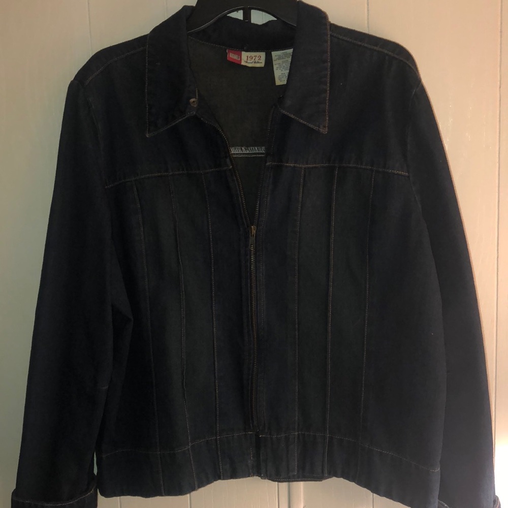 Vintage Wore once 1972 Faded Glory zip up jacket